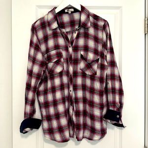 Lightweight Plaid Button Up- KUT from the Kloth